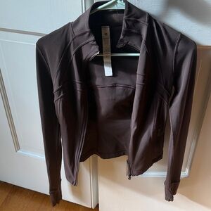 Lululemon Brown Cropped Align Jacket